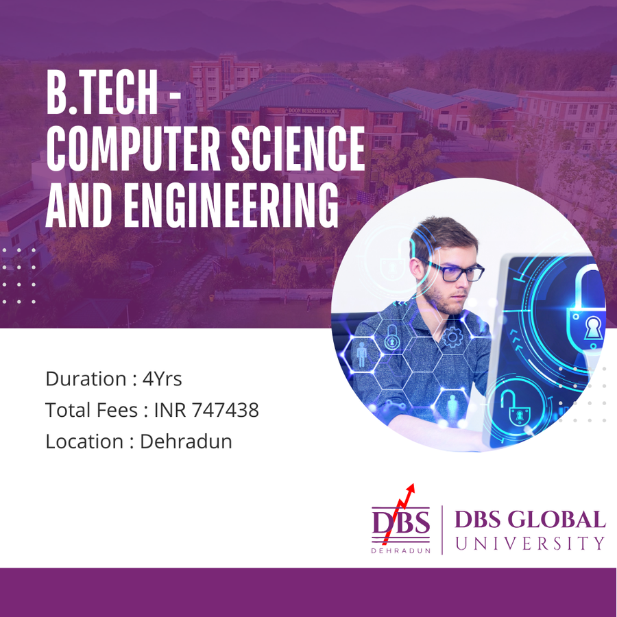 B.Tech - Computer Science and Engineering at DBS Global University, Dehradun